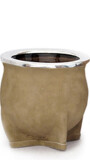 MATE DE CERÁMICA CHICO DELTA BEIGE ENGRASADO