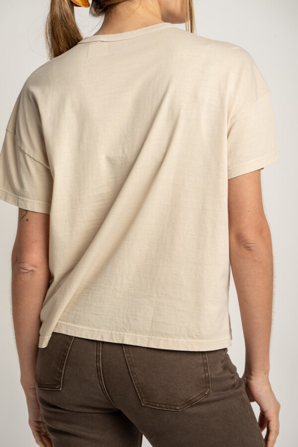 Remera Algodon Lavado Bon Jour Arena
