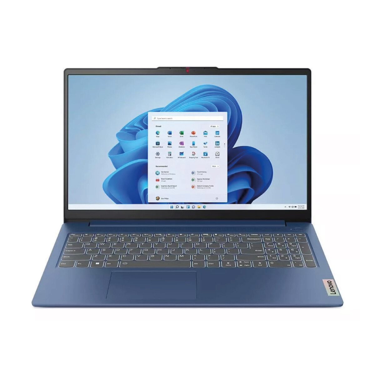 Notebook LENOVO IP Slim 3 15.6' FHD 512 GB / 8GB I5-12450H W11 - Blue 