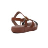 Modare Sandalia C/tiras Cruzadas Y Hebillas Crema-camel