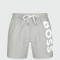 BOSS Shorts de Baño Octopus Gris Medio