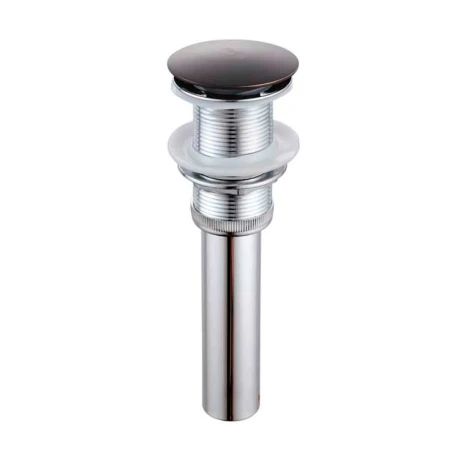 Valvula De Lavatorio Pop Up Sin Desborde 1 1/4" Zinc - Negra Aqualia NEGRO