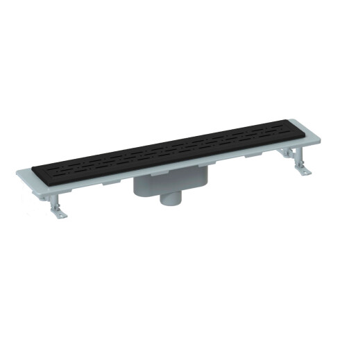 Desague De Duchero Lineal Con Rejilla Negro Mate 83 Cms Acero Inoxidable 000