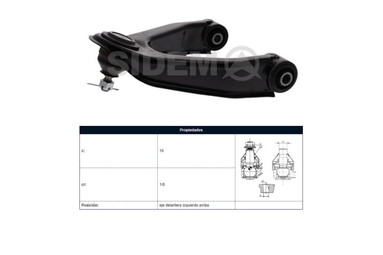 Parilla De Suspension Delantera Nissan D22 98-25 Izq Parilla De Suspension Delantera Nissan D22 98-25 Izq
