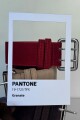 CINTO GAMUZA DOBLE ROJO
