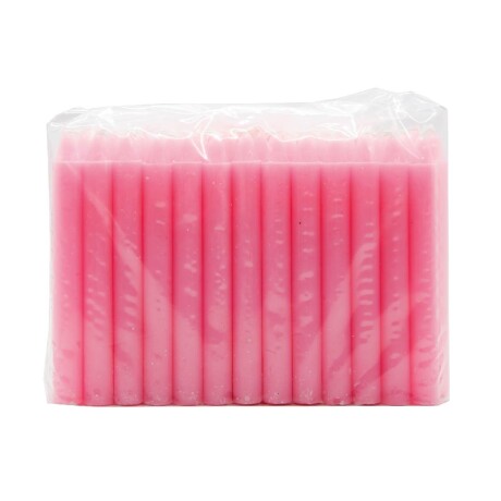 Vela chica N°4 x50u Varios Colores Rosadas