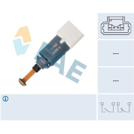 BULBO INTERRUPTOR - FRENO PEUGEOT-CITROEN C3 2001-/ FAE BULBO INTERRUPTOR - FRENO PEUGEOT-CITROEN C3 2001-/ FAE