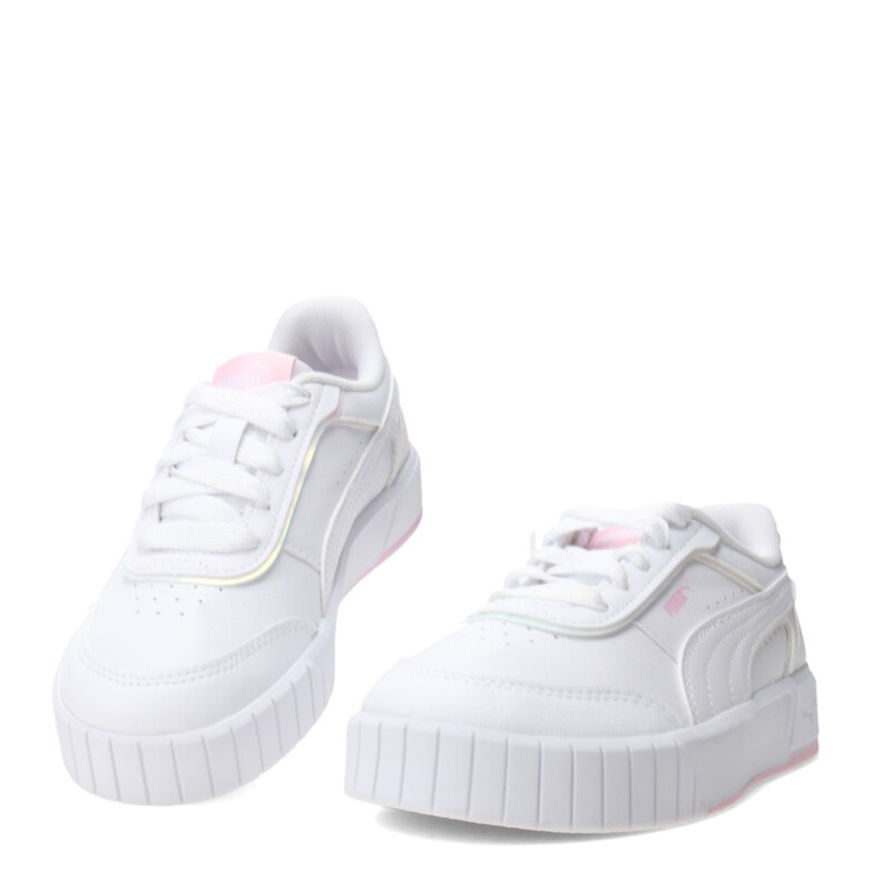 Championes de Niña Puma Carina Mia Holo 2.0 Ps Blanco - Rosado