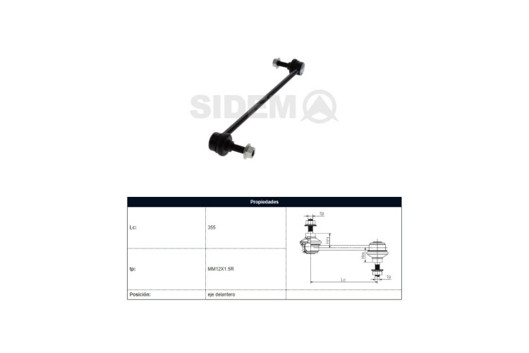 Bieleta Citroen Jumpy, Peug Expert 20-25 Der/Izq Bieleta Citroen Jumpy, Peug Expert 20-25 Der/Izq