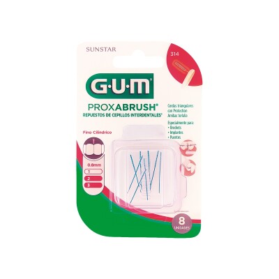Cepillo De Dientes G.u.m Interdental Cilind 8 Uds. 314 Cepillo De Dientes G.u.m Interdental Cilind 8 Uds. 314