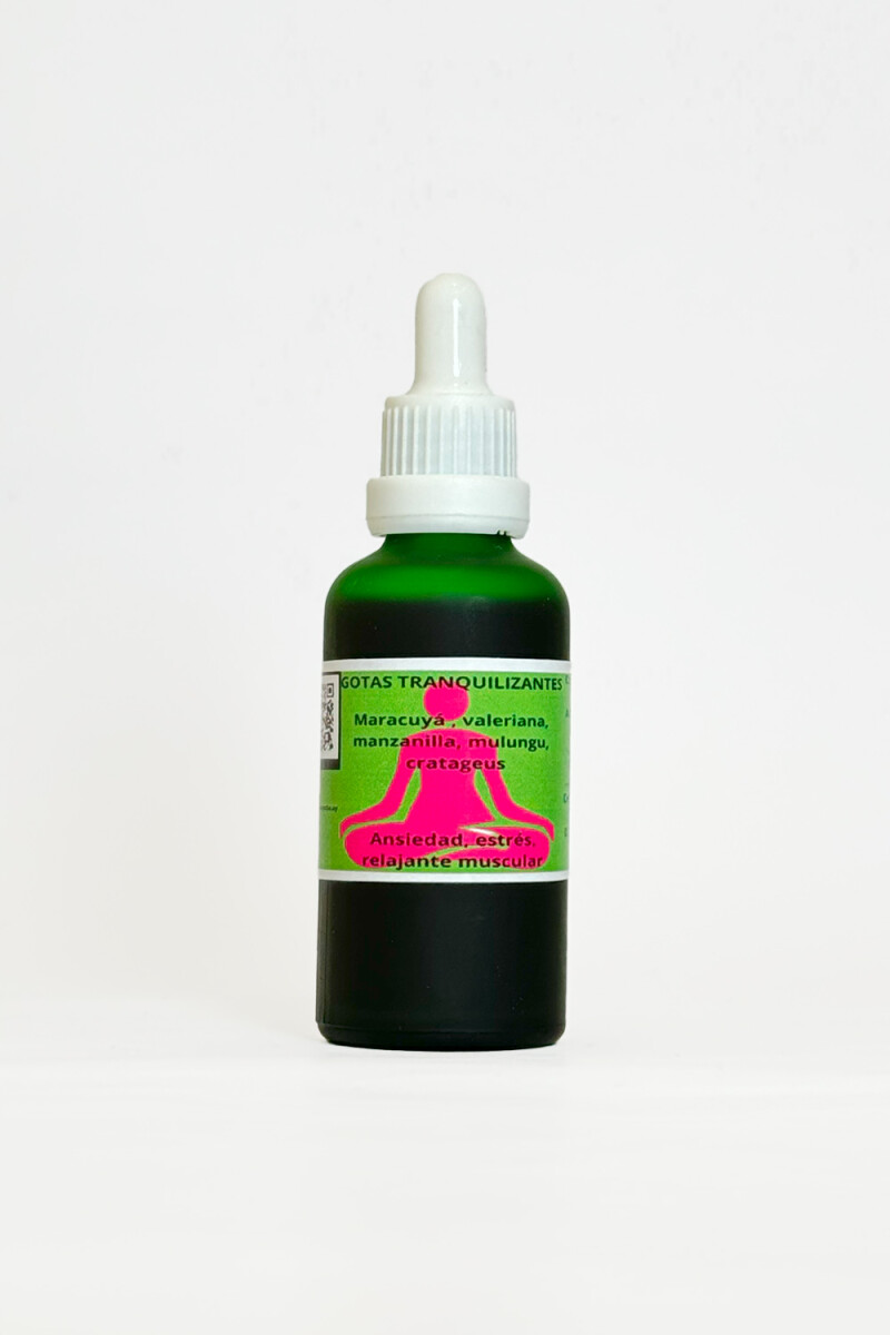 Gotas Tranquilizantes (Maracuyá, Valeriana, Mulungu, Manzanilla y Crataegus) · 50ml 