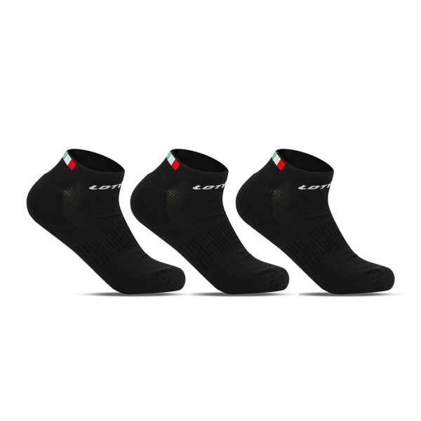 SOQUETE TRIPACK - LOTTO NEGRO
