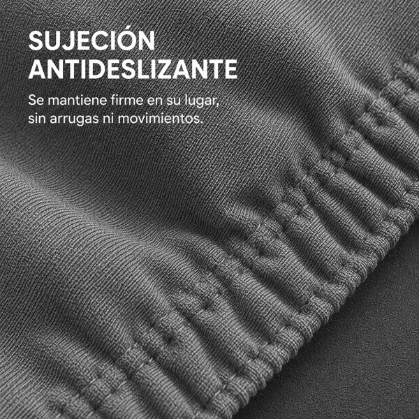 Cubre Sofá Elástico Elastizado Funda 3 Cuerpo Plaza Variante Color Gris Claro