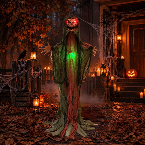 Fantasma Calabaza Con Luz Y Sonido Fantasma Calabaza Con Luz Y Sonido