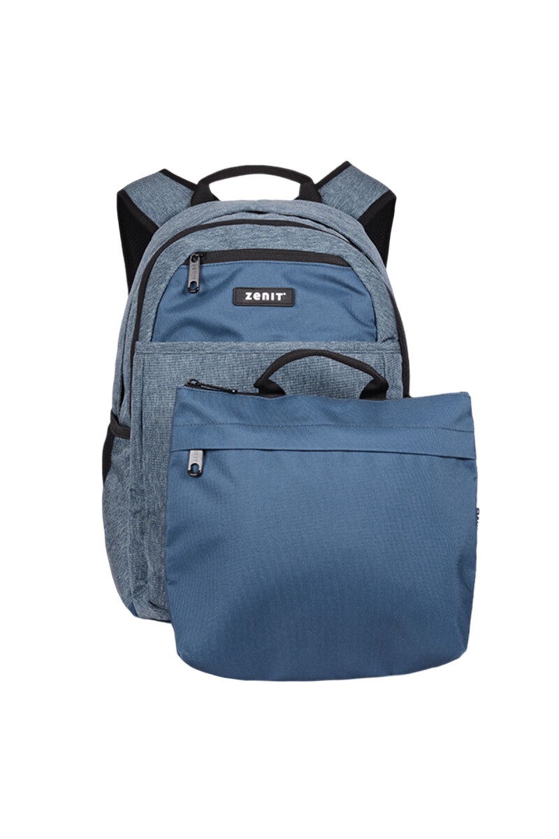 MOCHILA CON LUNCHERA AZUL MOCHILA CON LUNCHERA AZUL