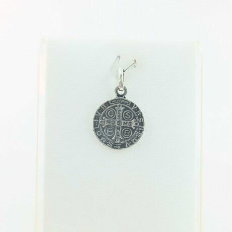 Medalla religiosa de plata 925, SAN BENITO. Medalla religiosa de plata 925, SAN BENITO.