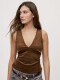 TOP CLEVELAND Marrón oscuro
