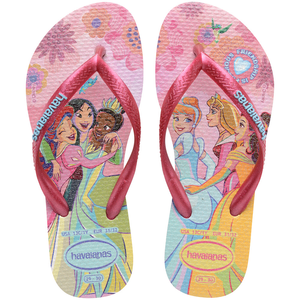 Sandalias Havaianas Kids Slim Princess Niños Rosa Glow