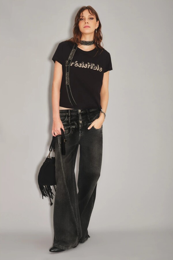 Jean Tomboy Black Negro