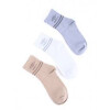PACK MEDIAS CASUAL Hombre 20395456 Gris-beige