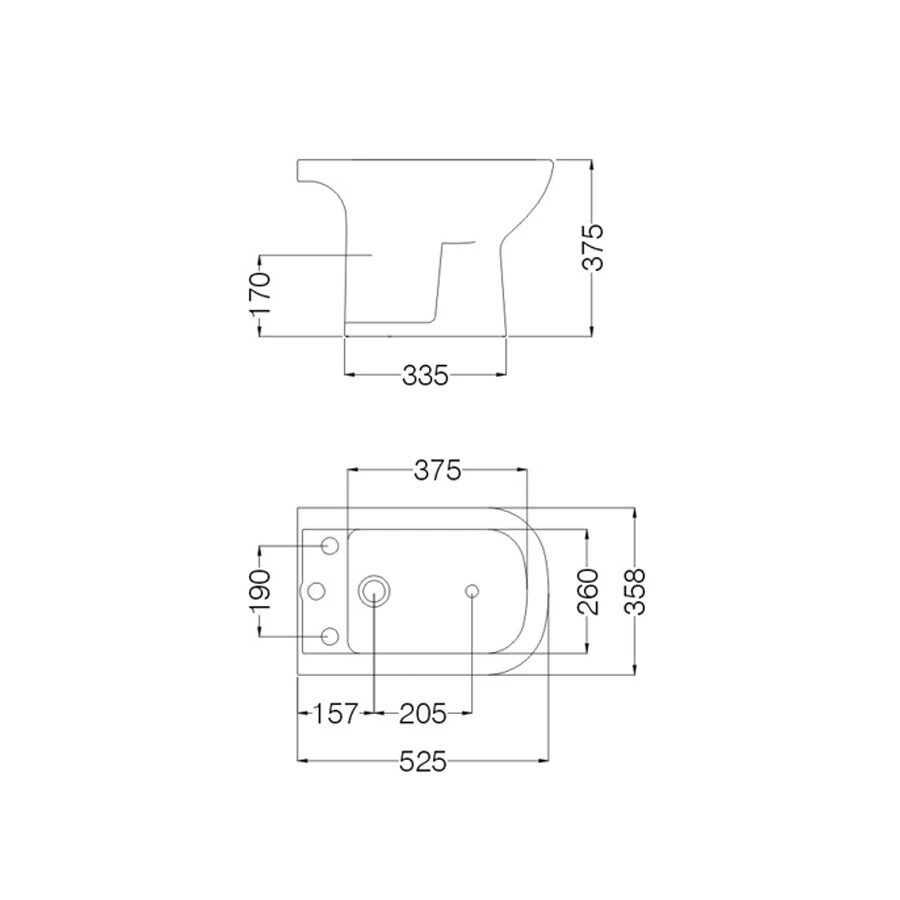 Bidet Bari Jazmin Tres Agujeros Bidet Bari Jazmin Tres Agujeros
