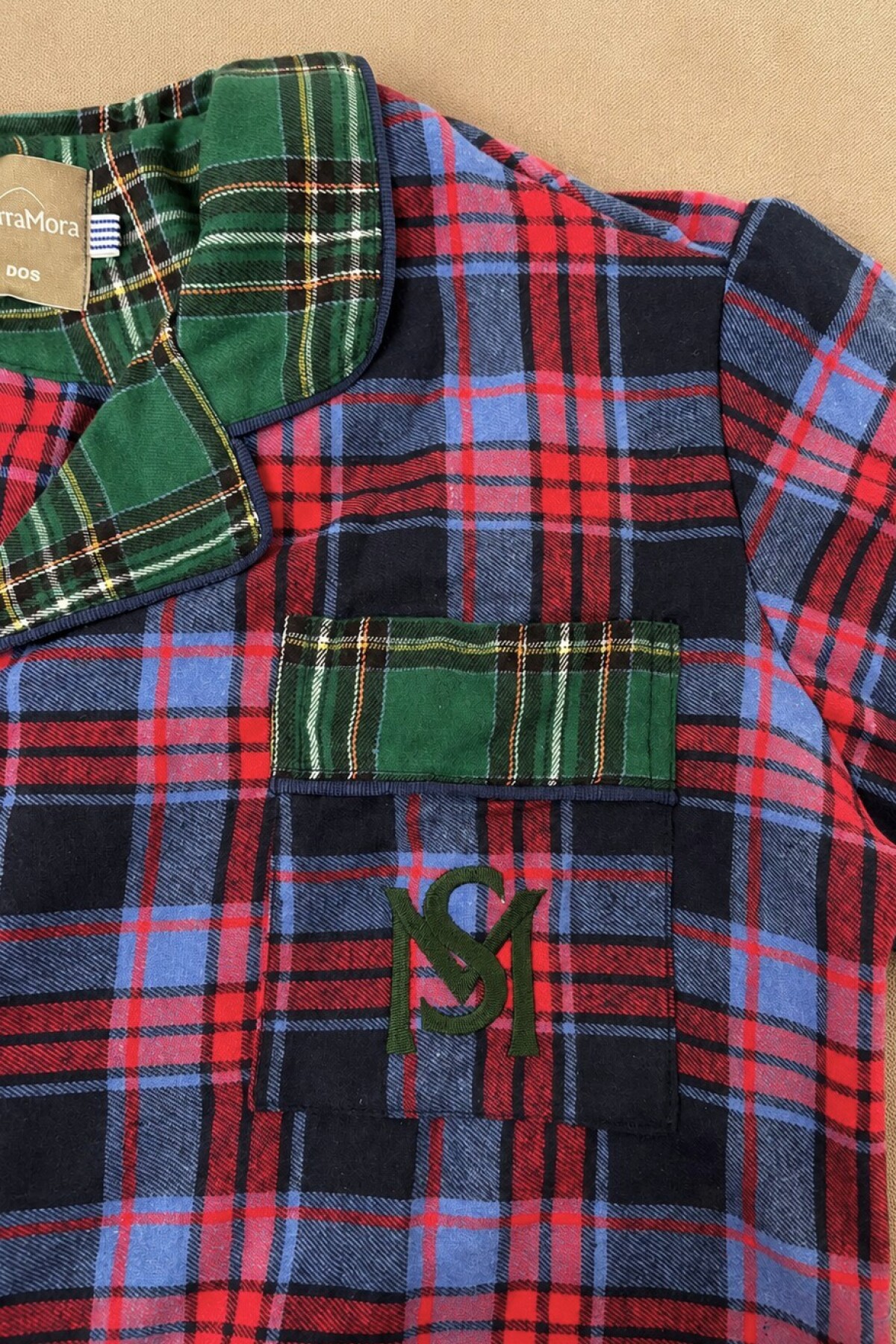Sleepwalker Pijama Woman Rojo / Verde