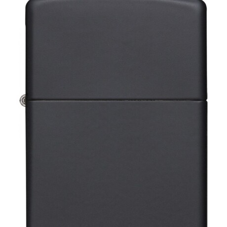 Zippo color 218 regular black mate 001
