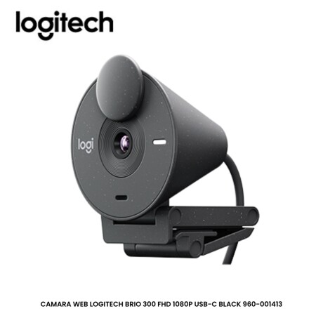 Webcam Logitech Brio 300 Fhd Graphite Webcam Logitech Brio 300 Fhd Graphite