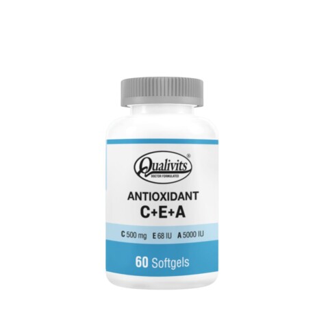 ¡OFEERTA POR VENCIMIENTO! Antioxidant C+E+A 60caps Qualivits ¡OFEERTA POR VENCIMIENTO! Antioxidant C+E+A 60caps Qualivits