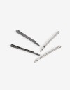 Horquillas con Accesorios Strass Set De 4 Bobby Pins De Strass. - Combinacion Bicolor