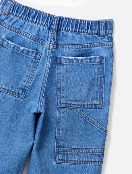 PANTALÓN JEANS PARA NIÑO AZUL