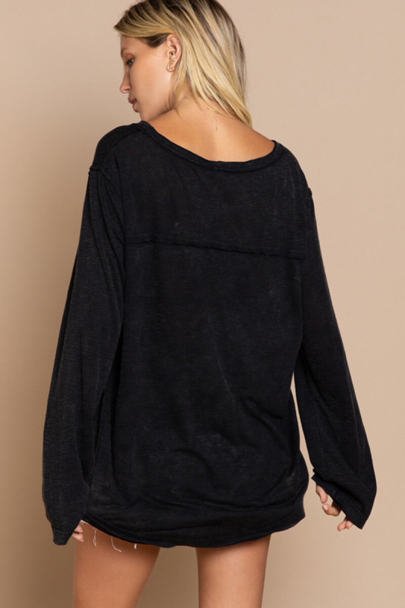 CAMISETA Negro