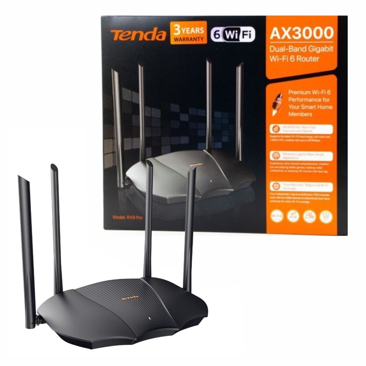 Router Wifi Tenda TX9 Pro Dual Band Gigabit 