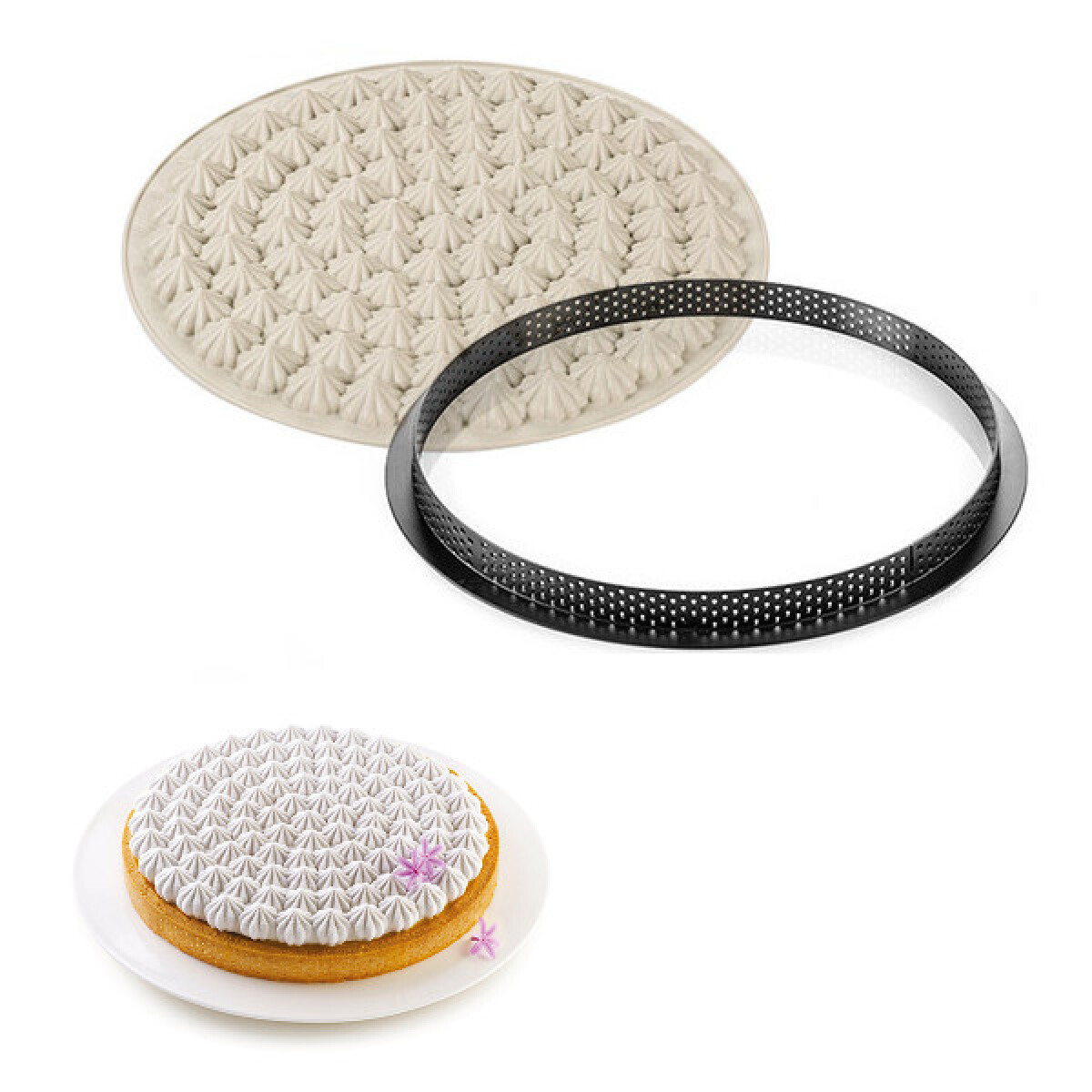 Molde silicona Kit Tarte Meringue 