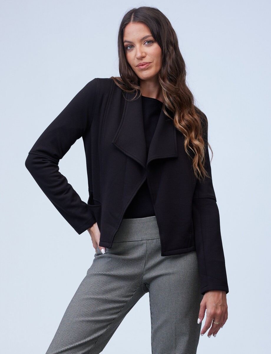 Chaqueta Jersey - Negro 