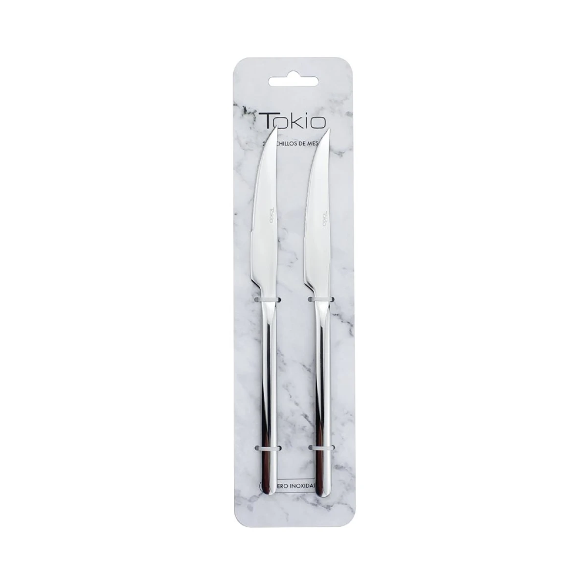 SET X2 CUCHILLO DE MESA 22.8CM ACERO TOKIO 