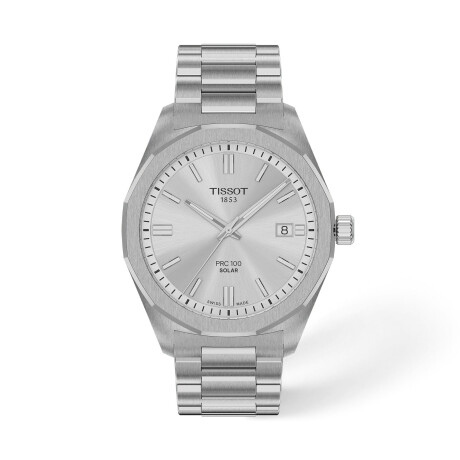 Reloj TISSOT Solar 39mm de acero con esfera acero Reloj TISSOT Solar 39mm de acero con esfera acero
