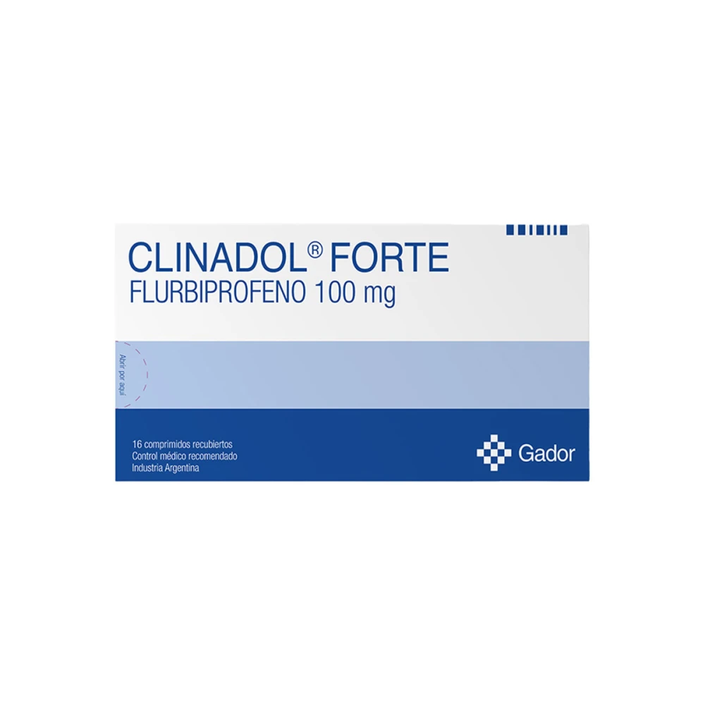 CLINADOL FORTE 100 MG. CJ X 16 COMP. REC