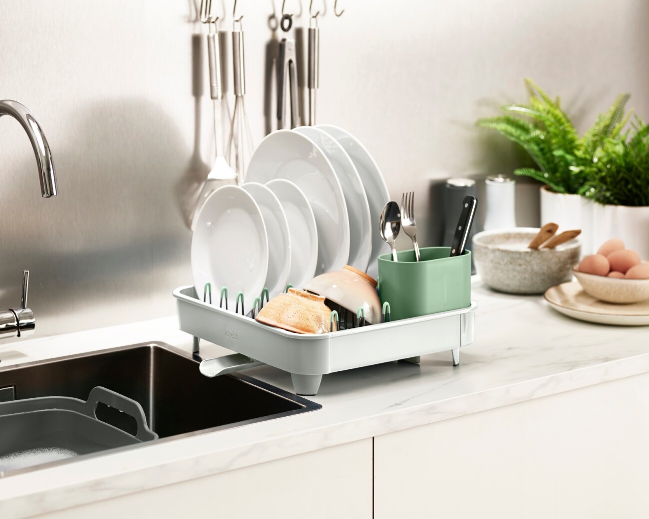 Escurridor de Platos Extensible Joseph Joseph Extend™ Stone Green - PREVENTA Escurridor de Platos Extensible Joseph Joseph Extend™ Stone Green - PREVENTA