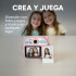 Cámara Gatito Infantil Instantánea 48MP Con Juegos Y Música Color Rosa