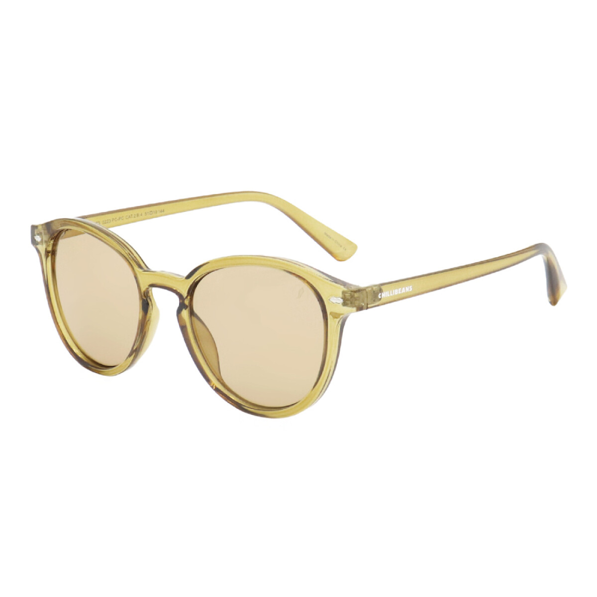 Lentes De Sol Policarbonato P1 Natal 2025 Redondo 