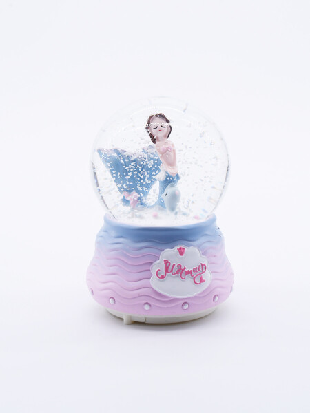 BOLA DE NIEVE SIRENA VIOLETA