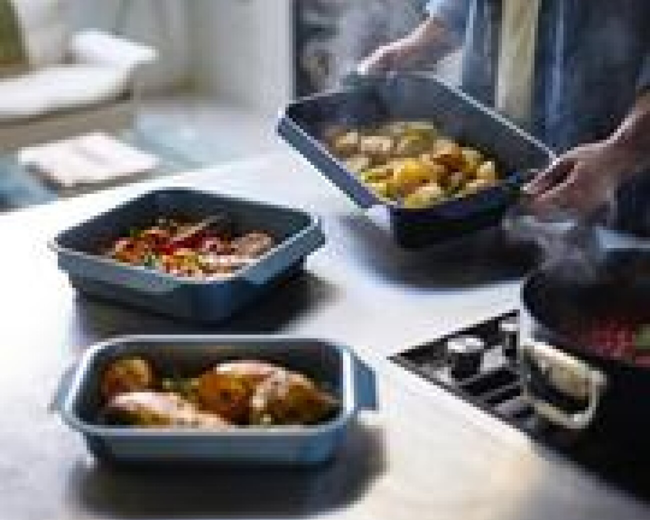 Set de 3 Fuentes para Horno Joseph Joseph Nest™ Oven -Preventa Set de 3 Fuentes para Horno Joseph Joseph Nest™ Oven -Preventa