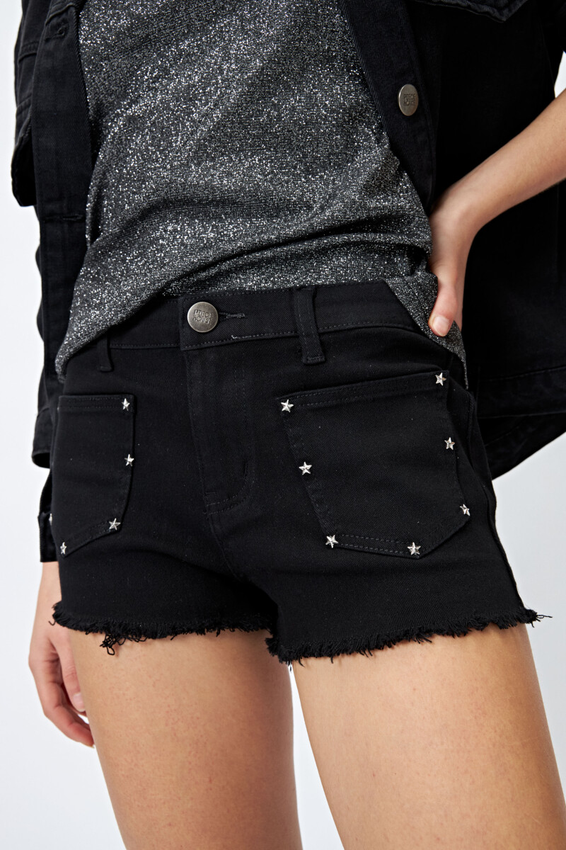 SHORT STARDUST Negro
