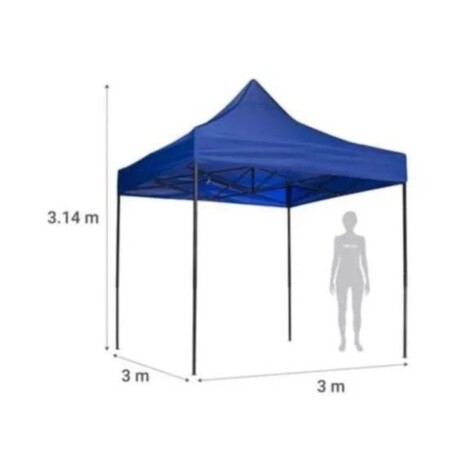 Gazebo Plegable Jhc 3M Exterior KIQW-050 AZUL