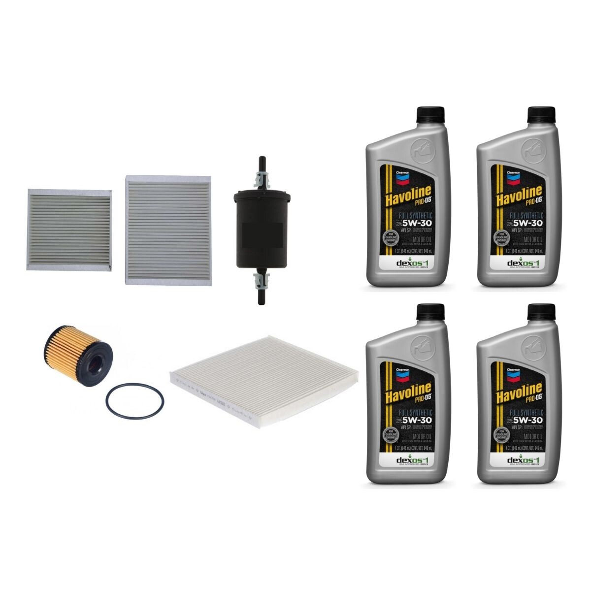 KIT DE FILTROS Y ACEITE 5W30 TEXACO 