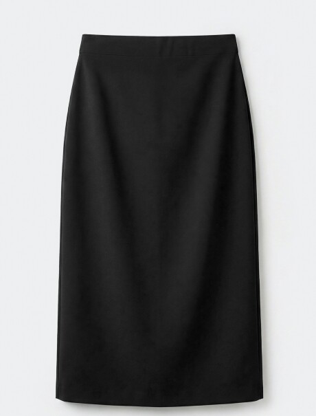 POLLERA MIDI - NEGRO NEGRO