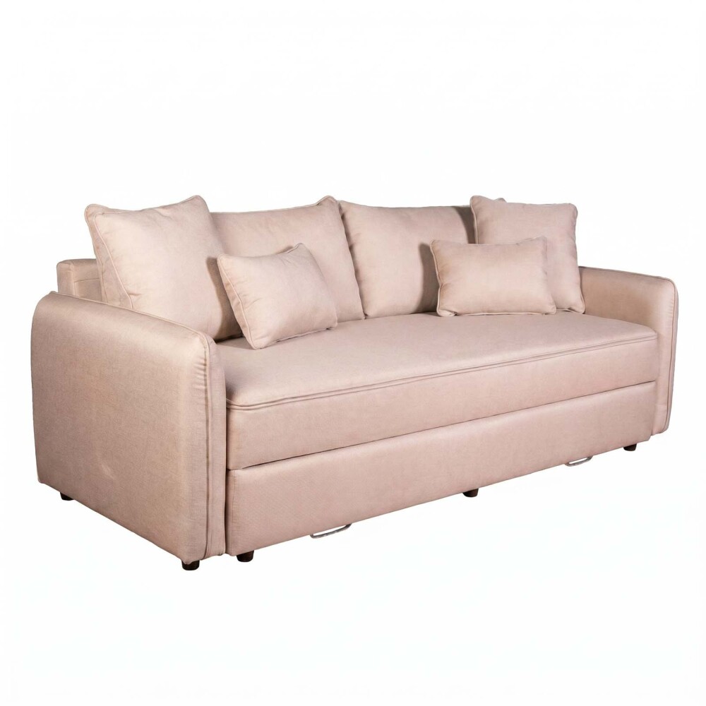 SOFÁ CAMA TELA NATURAL-BEIGE ARIZONA BEIGE