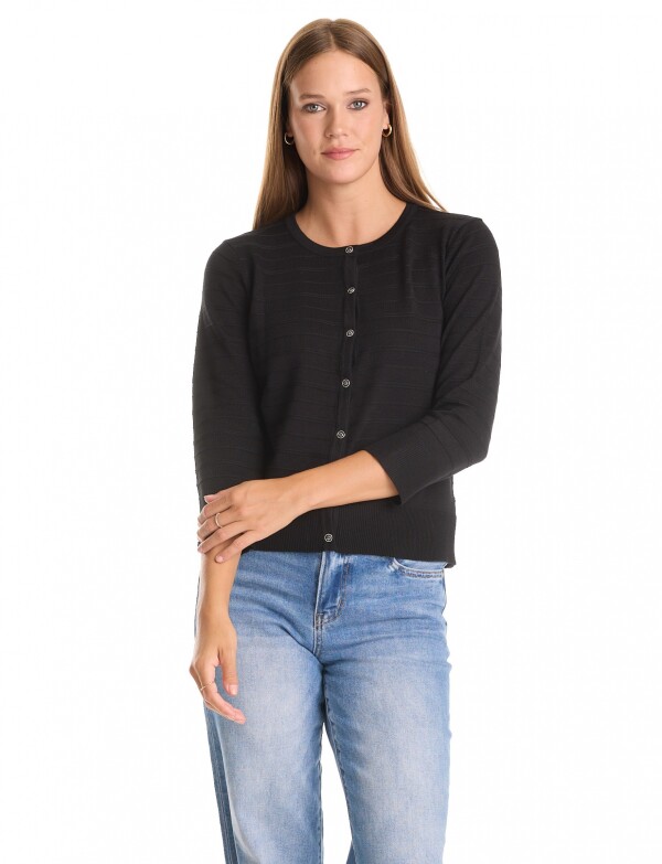 Cardigan Basico NEGRO