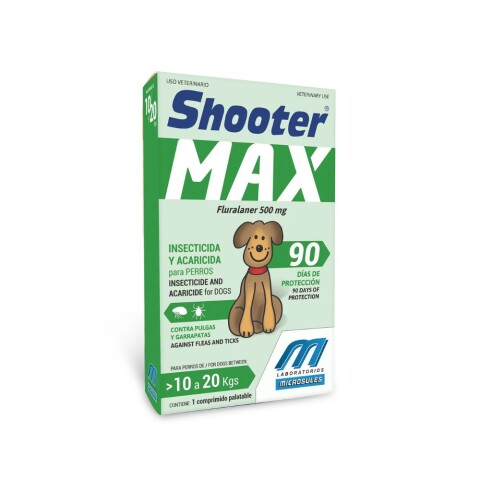 Shooter Max Comprimidos 10 a 20 Kg Shooter Max Comprimidos 10 a 20 Kg